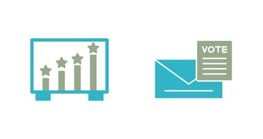 clasificación y letra icono vector