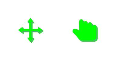 move and hold Icon vector