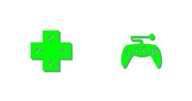 Direction Key and Gaming Control Icon vector