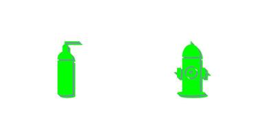 hydrant and oxygen tank  Icon vector