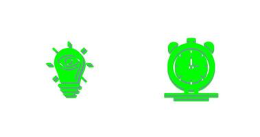 visionary and Alarm Bell Icon vector