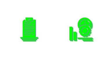 Check List and Performance Icon vector