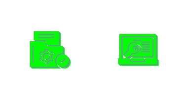 Folder and Repair Icon vector