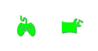 joystick and Pillow Icon vector