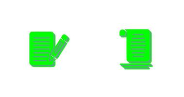 checklist and document  Icon vector
