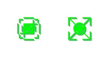crop and expand Icon vector