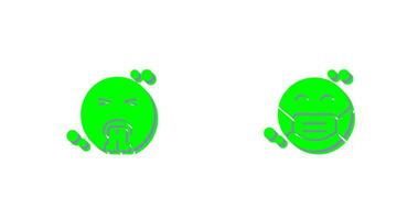 Vomit and Mask Icon vector