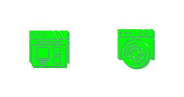 Layout and Setting Icon vector