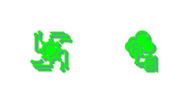 Automation and Big Data Icon vector