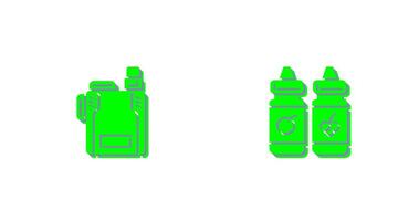 Vape and Vape Liquid Icon vector