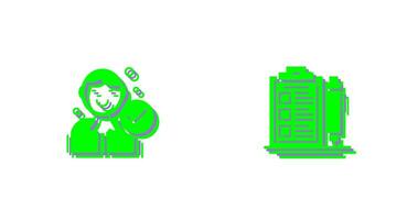 Hire and Check List Icon vector