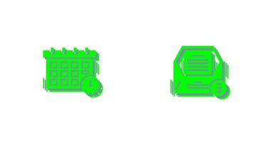 Deadline and Emails Icon vector