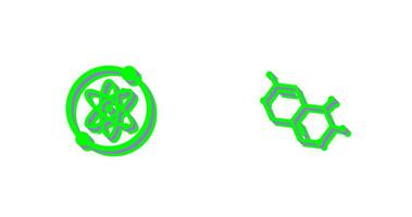 Proton and Molecule Icon vector