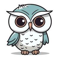 Cute owl character cartoon mascot vector illustration for web and mobile design