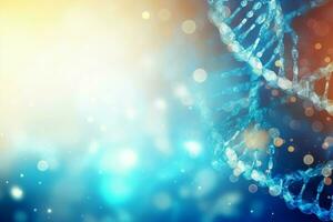 Intricate Genetic engineering mockup. Generate Ai photo