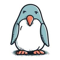 Penguin icon. Cartoon illustration of penguin vector icon for web