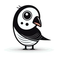 Cute bird cartoon design. vector illustration eps10 graphic.