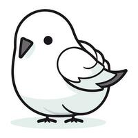 cute bird icon design. vector illustration eps10 graphic flat
