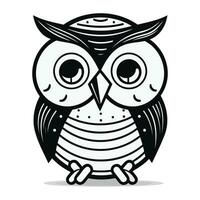 Owl design over white background. vector illustration. EPS10.