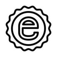 estimated symbol icon vector