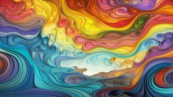 abstract backdrop illustration with multi colored design photo
