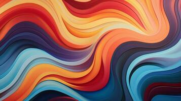 abstract backdrop with modern wave pattern creativity photo