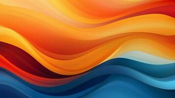 abstract backdrop with modern wave pattern creativity photo