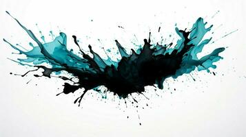 abstract grunge ink design element splashing on background photo