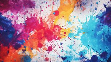 abstract multi colored illustration grunge backdrop splat photo