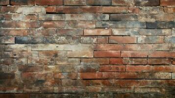 abstract pattern of weathered brick wall a backdrop photo