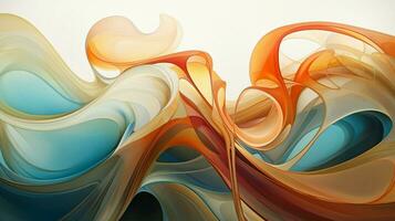 abstract shapes flowing through high scale magnification photo