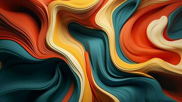 abstract shapes flowing through high scale magnification photo