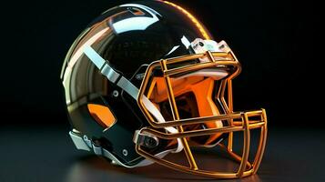 american football helmet with lights photo