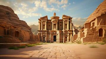 ancient ruins stand tall a testament to history majestic photo