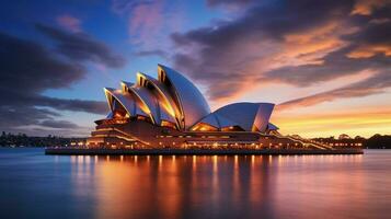 architecture at dusk famous place illuminated photo