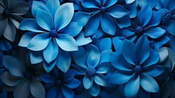 blue flower close up nature organic pattern photo