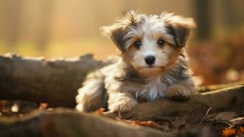 cute small mammal fluffy fur looking at camera playful photo