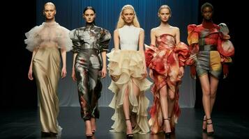 design professional showcases elegant fashion collection photo