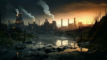 electricity generated by pollution harms our environment photo