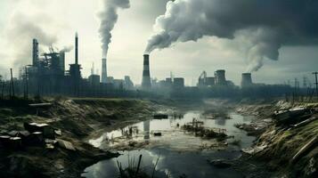 electricity generated by pollution harms our environment photo