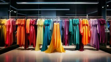Moda Tienda vitrinas elegante colección de multi color foto