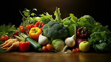 fresh and healthy vegetables nature food photo