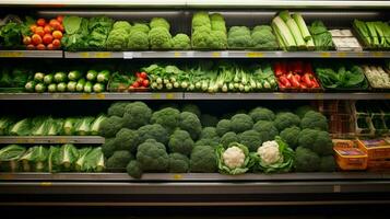 freshness and variety of organic vegetables in a healthy photo