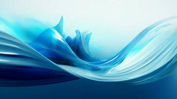 futuristic blue wave design exploding with creativity photo