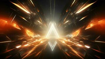 glowing abstract backdrop of futuristic space design photo