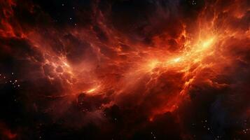 glowing inferno igniting exploding galaxy in space photo