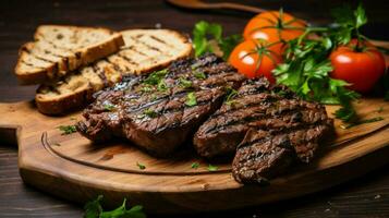 grilled bread barbecue meat homemade dessert cooked beef photo