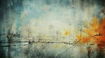 grunge abstract background with dirty damaged pattern photo
