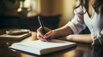 handwriting men studying education creativity reading photo