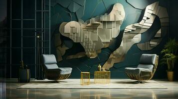 modern backdrop unveils futuristic wallpaper creation photo